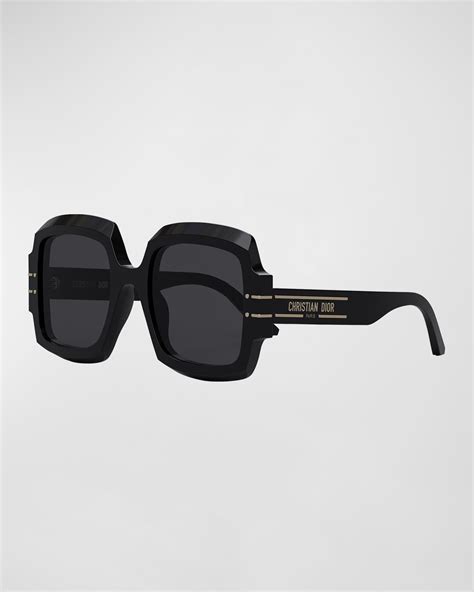 black Christian Dior sunglasses